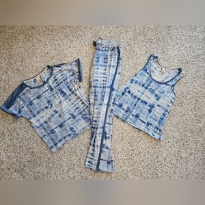 Lucky brand 3-piece PJ set